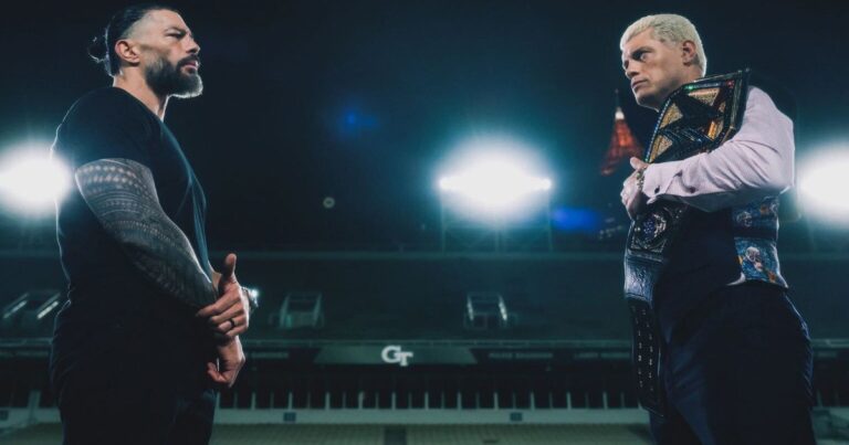 Roman Reigns, Cody Rhodes Face Off In Rock-Paper-Scissors For Street Fighter Promo