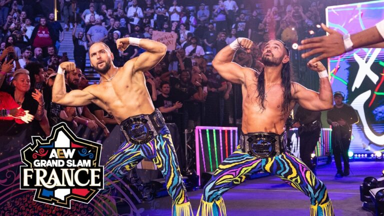 The Young Bucks vs The Dogs – AEW World Tag Team Championship | AEW Grand Slam France